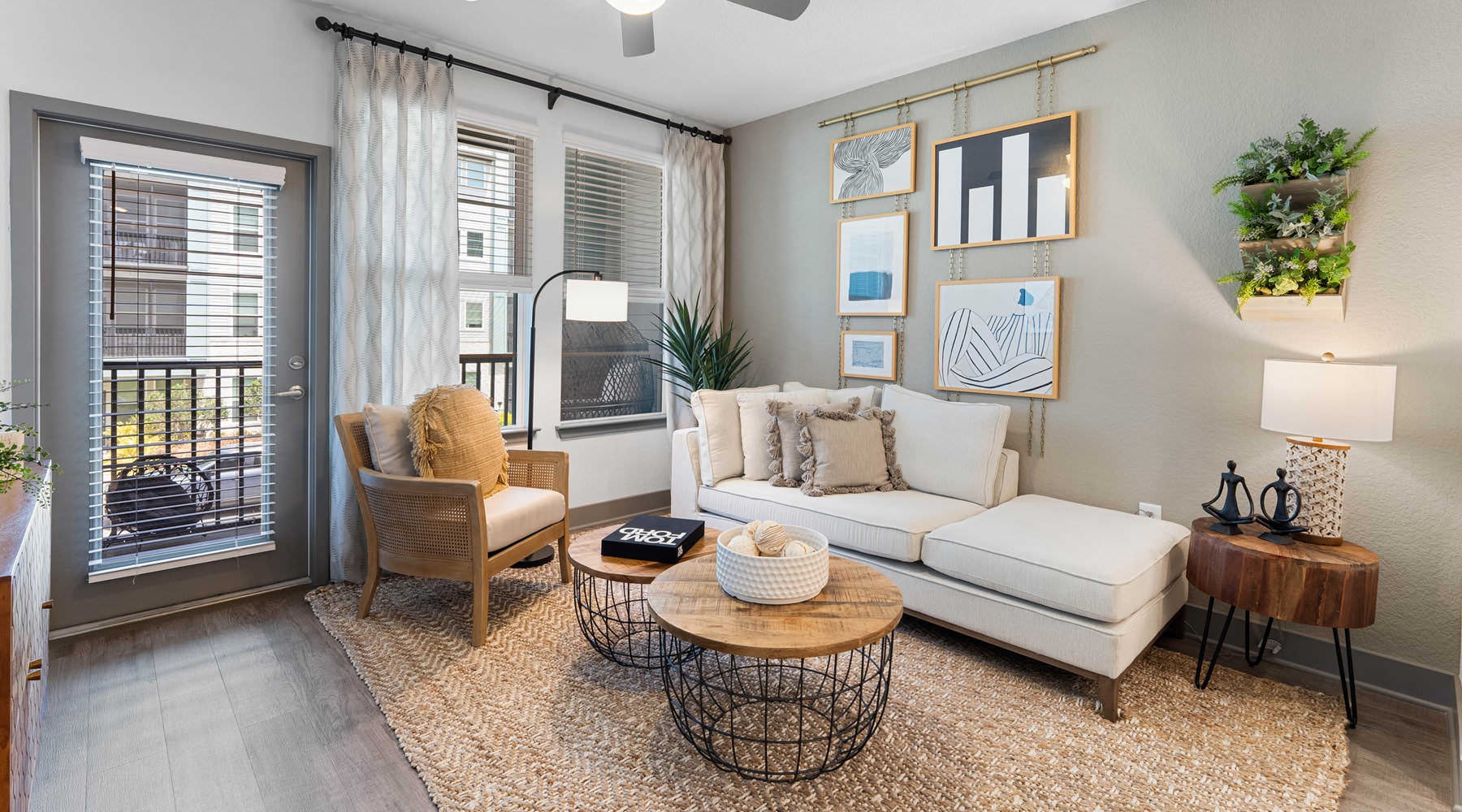 bright and spacious living room