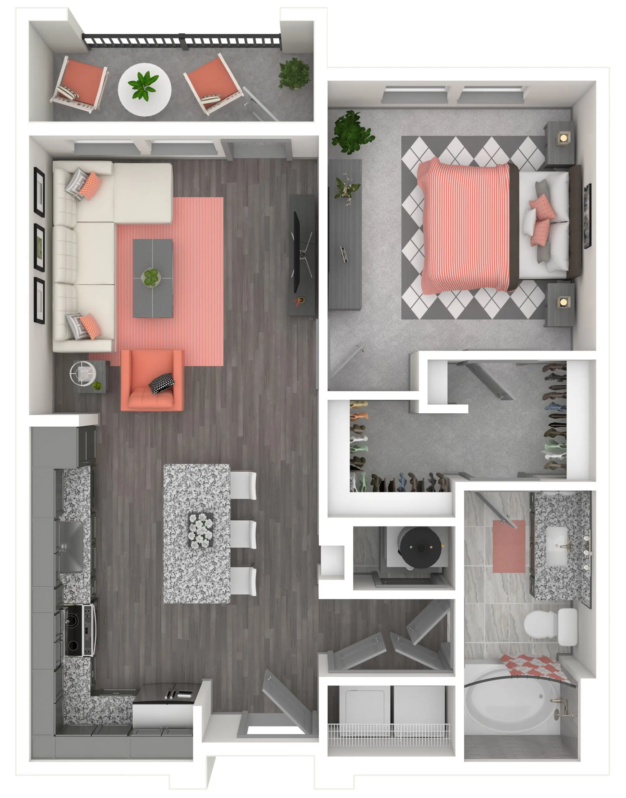 A2 1/1 806 SF (739 A/C) | The Painter
